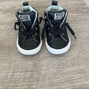 Converse Kids Black High-Top Sneakers